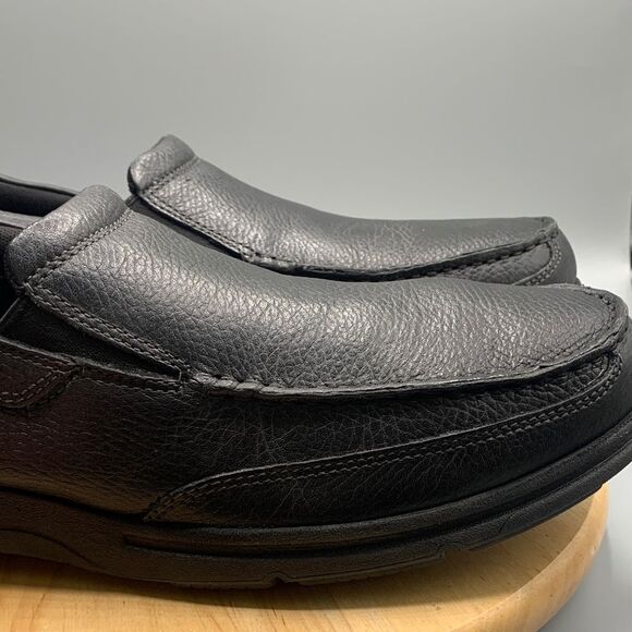 Rockport | Men\'s 13 | Black Leather Slip-Resistant Loafers main image 11